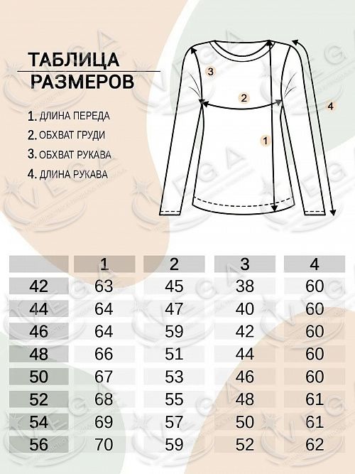 картинка Лонгслив женский 566 от магазина Одежда+